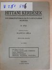 Majtényi Béla - Hittani kérdések III. [antikvár]