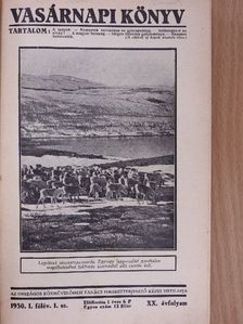 Vasárnapi Könyv 1930. (nem teljes évfolyam) [antikvár]