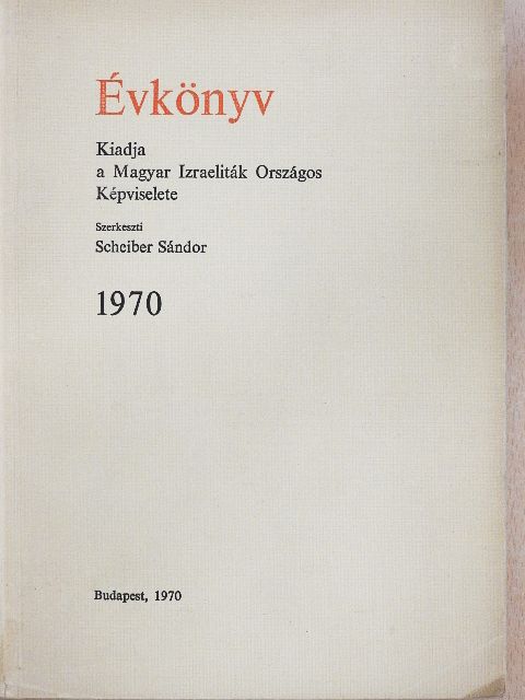 Bródy László - Évkönyv 1970. [antikvár]