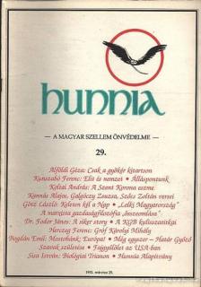 KUNSZABÓ FERENC - Hunnia 29. 1992. március 25. [antikvár]