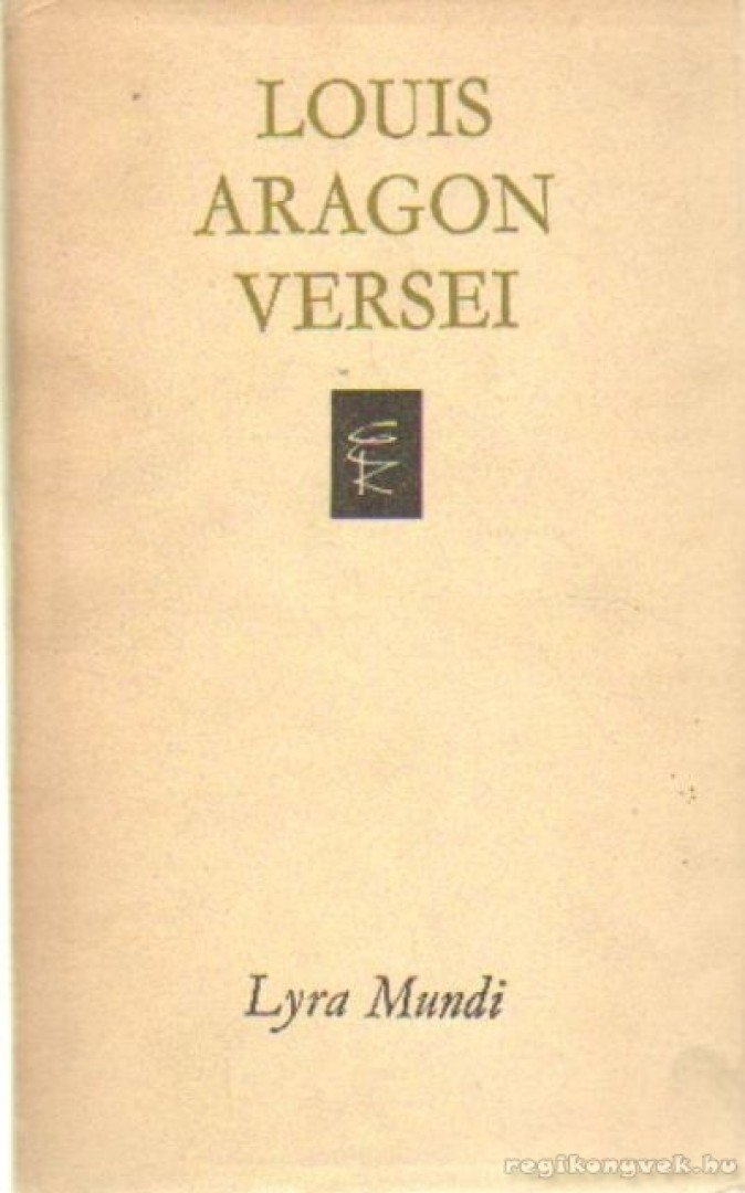 ARAGON, LOUIS - Louis Aragon versei [antikvár]