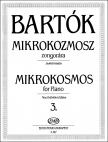 BARTÓK - MIKROKOZMOSZ ZONGORÁRA 3., JAVÍTOTT KIADÁS (BARTÓK PÉTER)