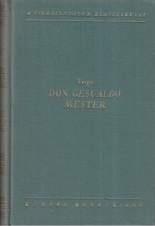 VERGA, GIOVANNI - Don Gesualdo mester [antikvár]