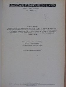 Magyar Kémikusok Lapja 1976. január-december [antikvár]