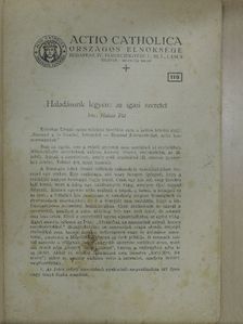 Halász Pál - Haladásunk legyen: az igazi szeretet [antikvár]
