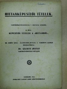 Dr. Schütz Antal - Hittanképesítői tételek II. [antikvár]