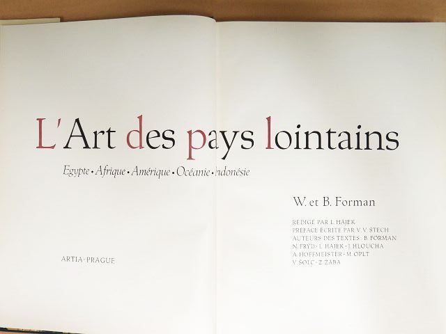 A. Hoffmeister - L'Art des pays lointains [antikvár]