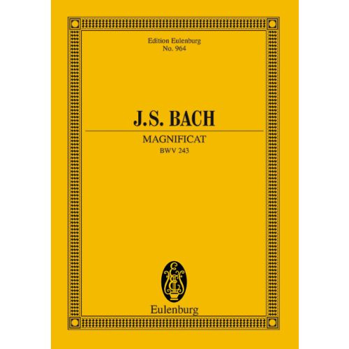 J. S. Bach - MAGNIFICAT BWV 243 (A. SCHERING) TASCHENPARTITUR
