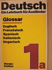 Deutsch - Ein Lehrbuch für Ausländer 1a - Glossar [antikvár]