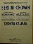 Bertini - Bertini-Chován szemelvények [antikvár]