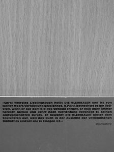 Walter Moers - Die Klerikalen [antikvár]