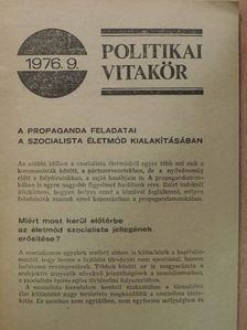 Politikai Vitakör 1976/9. [antikvár]