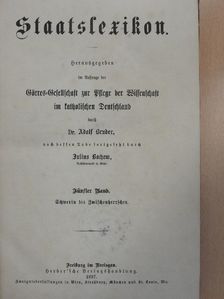 Staatslexikon V. (töredék) (gótbetűs) [antikvár]