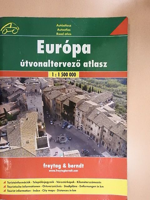 Európa útvonaltervező atlasz [antikvár]