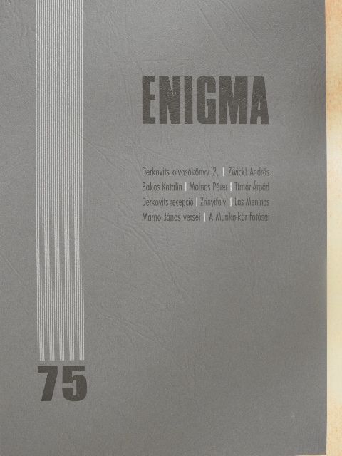 Bakos Katalin - Enigma 75 [antikvár]