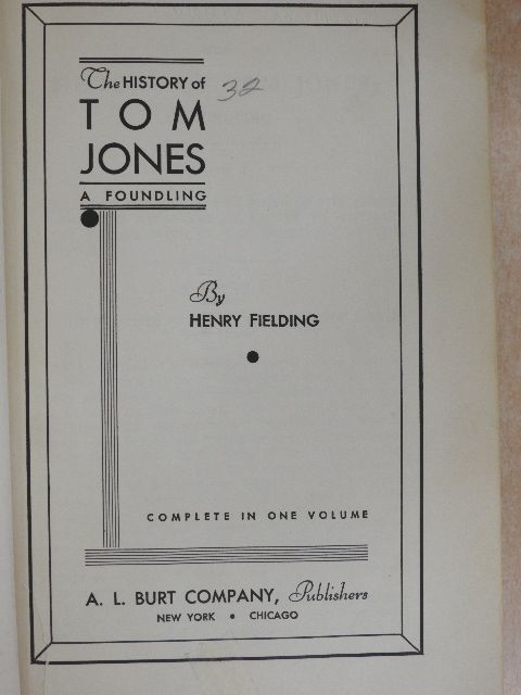 Henry Fielding - The History of Tom Jones [antikvár]