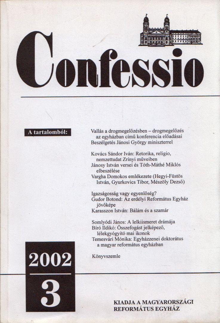 Tenke Sándor (szerk.) - Confessio 2002/3 [antikvár]