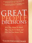 Claudio Fernandez Araoz - Great People Decisions [antikvár]