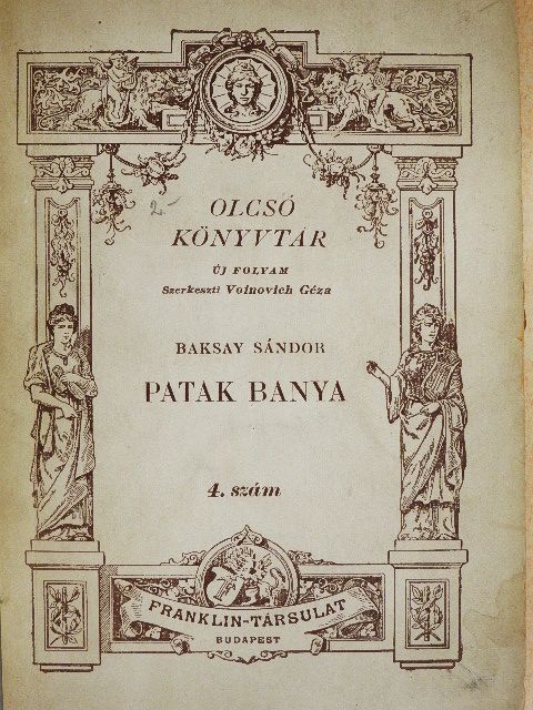 Baksay Sándor - Patak banya [antikvár]