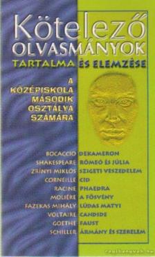ELEKES SZENTÁGOTAI BLANKA - Kötelező olvasmányok tartalma és elemzése [antikvár]