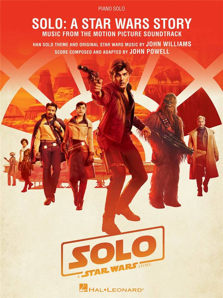 WILLIAMS JOHN - SOLO: A STAR WARS STORY. MUSIC FROM TEH MOTION PICTURE SOUNDTRACK. PIANO SOLO