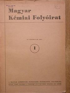 Balázs Lóránt - Magyar Kémiai Folyóirat 1961. január [antikvár]