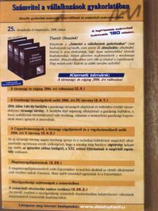 Bonácz Zsolt - Számvitel a vállalkozások gyakorlatában 25. aktualizálás és kiegészítés 2006.június [antikvár]