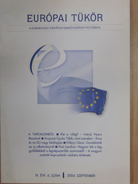Czuriga Eszter - Európai Tükör 2004. szeptember [antikvár]