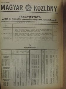 Magyar Közlöny 1951. július-december (fél évfolyam) [antikvár]