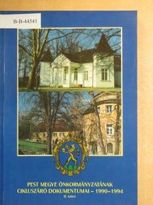 Pest megye önkormányzatának cikluszáró dokumentumai - 1990-1994 II. [antikvár]