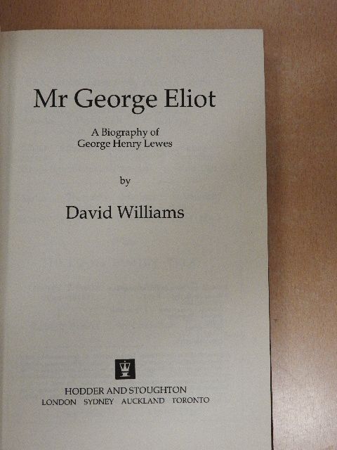 David Williams - Mr George Eliot [antikvár]