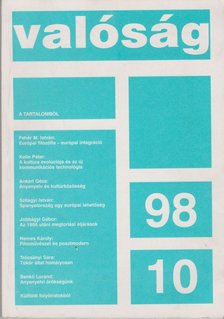 Több szerkesztő - Valóság 1998. XLI. évfolyam 10. szám [antikvár]