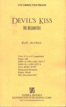 Zoe Archer - Devil's Kiss [antikvár]