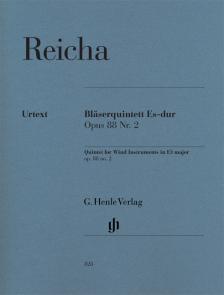 REICHA - BLAESERQUINTETT ES-DUR OP.88 NR.2 URTEXT (WIESE/MÜLLEMANN) STIMMEN