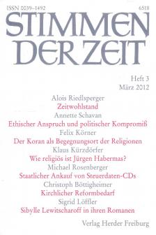 Andreas R. Batlogg - Stimmen der Zeit Heft 3 März 2012 [antikvár]