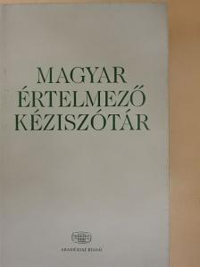 Magyar értelmező kéziszótár [antikvár]