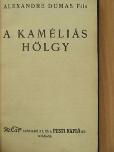 Ifjabb Alexandre Dumas - A kaméliás hölgy [antikvár]