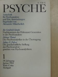 Helmut Thomä - Psyche 1/1984. [antikvár]
