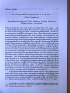 Sziklai István - Külpolitikai irányvonalak a Harmadik Birodalomban [antikvár]