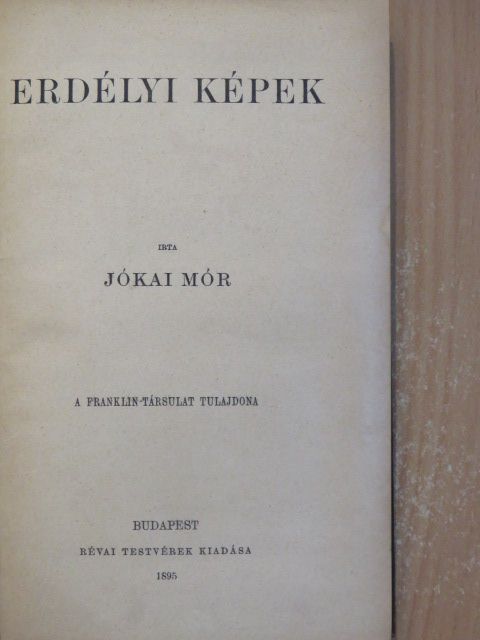 Jókai Mór - Erdélyi képek [antikvár]