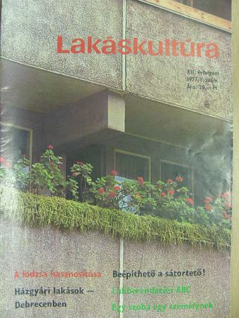 Komiszár Lajos - Lakáskultúra 1977/1. [antikvár]
