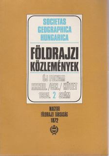 Pécsi Márton - Földrajzi közlemények 1985/2 [antikvár]