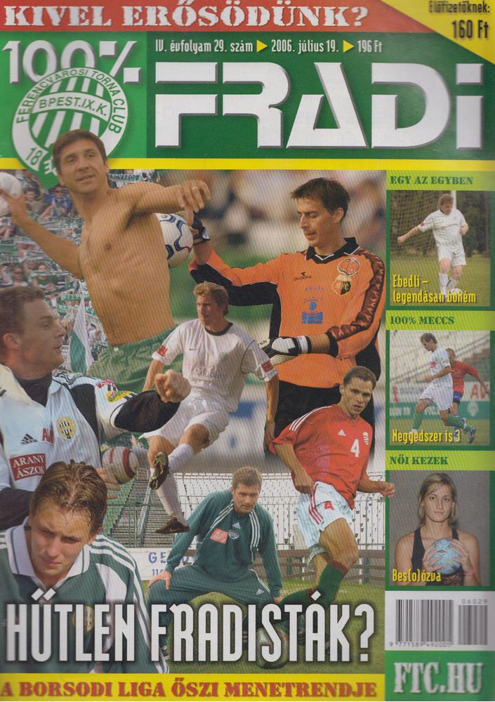 Privacsek András - 100% Fradi IV. évf. 29. szám [antikvár]