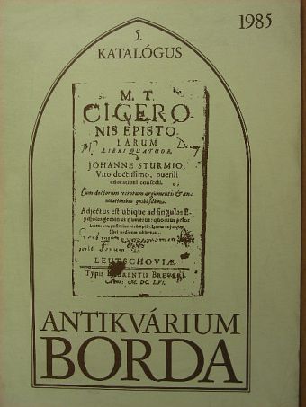 Borda Antikvárium 5. katalógus [antikvár]