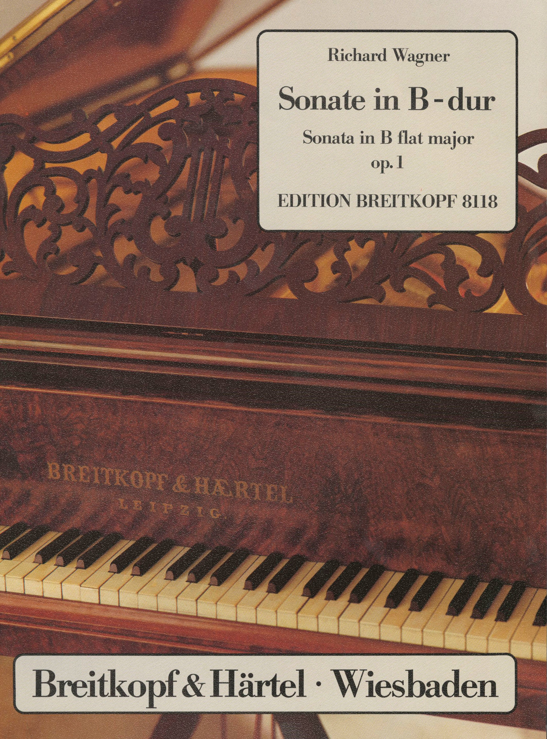 Wagner - SONATE IN B-DUR OP.1 FÜR KLAVIER