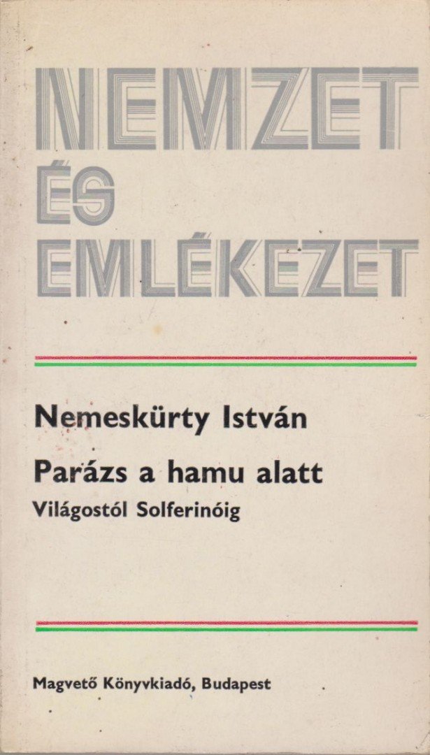 NEMESKÜRTY ISTVÁN - Parázs a hamu alatt [antikvár]