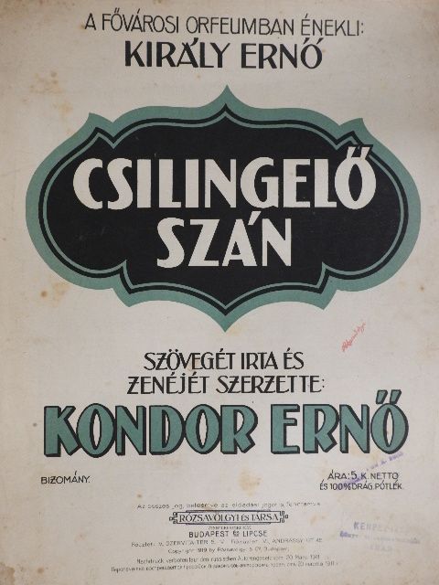 Kondor Ernő - Csilingelő szán [antikvár]