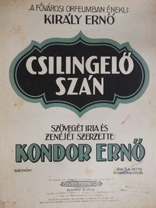 Kondor Ernő - Csilingelő szán [antikvár]