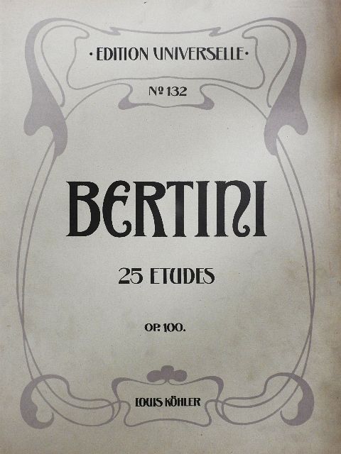 H. Bertini - Clavier Etuden II. [antikvár]