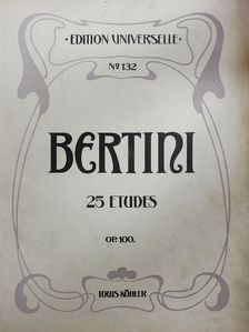 H. Bertini - Clavier Etuden II. [antikvár]